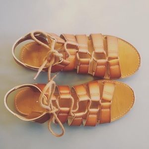 Faded Glory Flat Sandals Brown